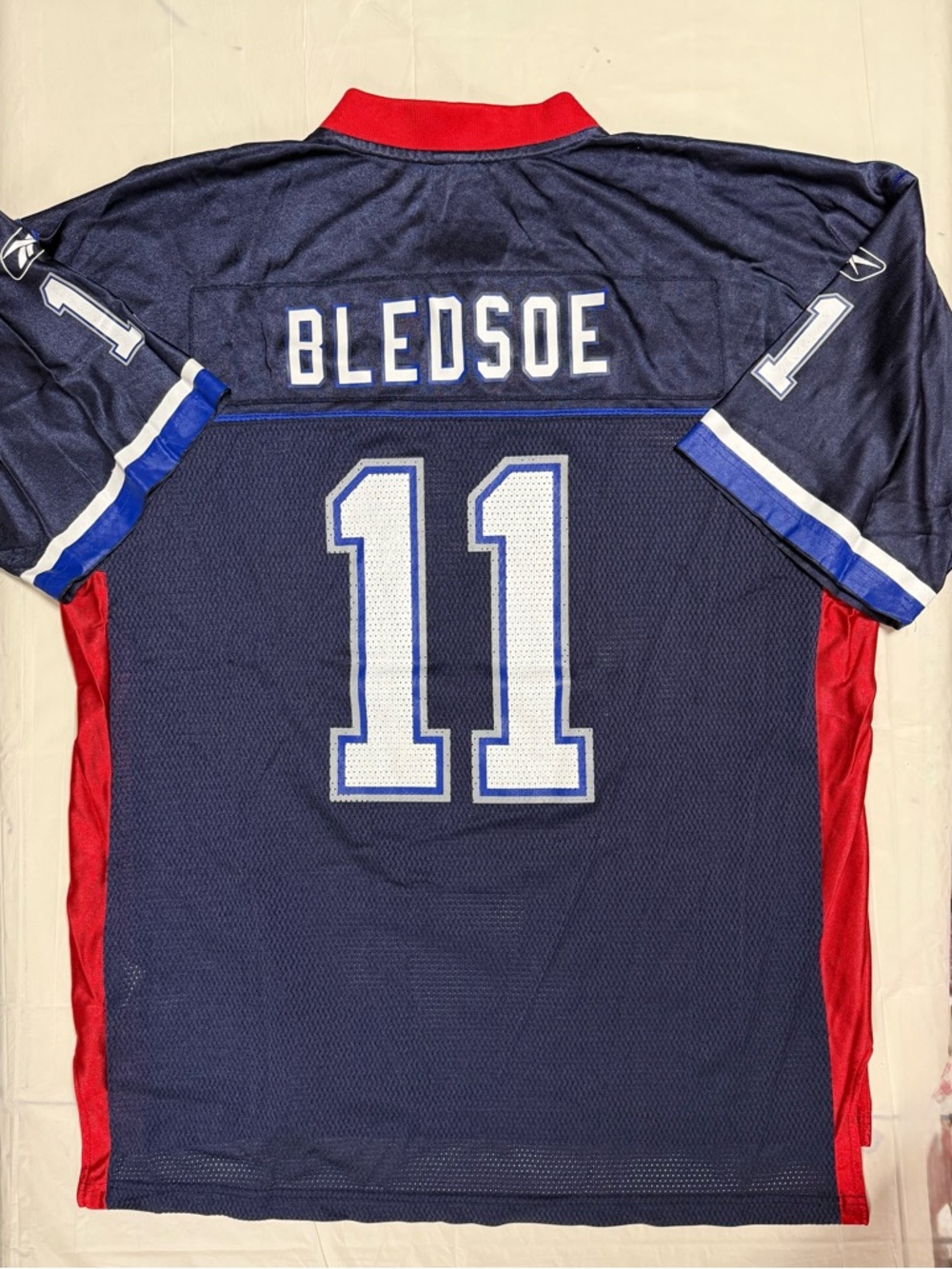 Vintage Reebok Drew Bledsoe Buffalo Bills Jersey #11 XL NFL Y2K